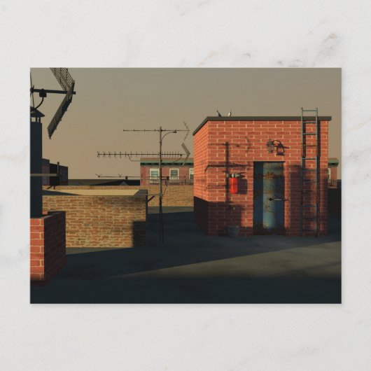 Carte Postale New York City roof (Devant)