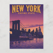 Carte Postale New York City Skyline (Devant)
