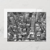 Carte postale New York Cityscape New York (Devant / Derrière)