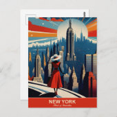 Carte Postale New York : Coeur de l'innovation (Devant / Derrière)
