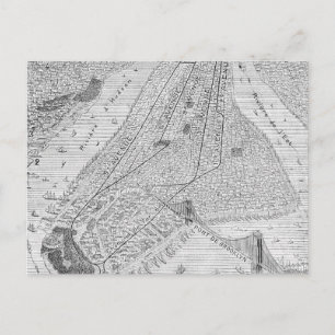 Carte Postale New York: El Train, C1878