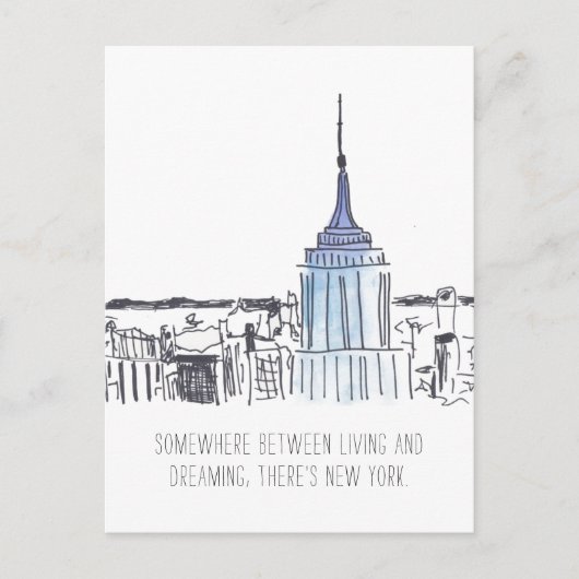 Carte postale New York Empire State Building (Devant)