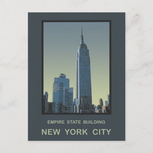 Carte Postale New York Empire State Building (Devant)