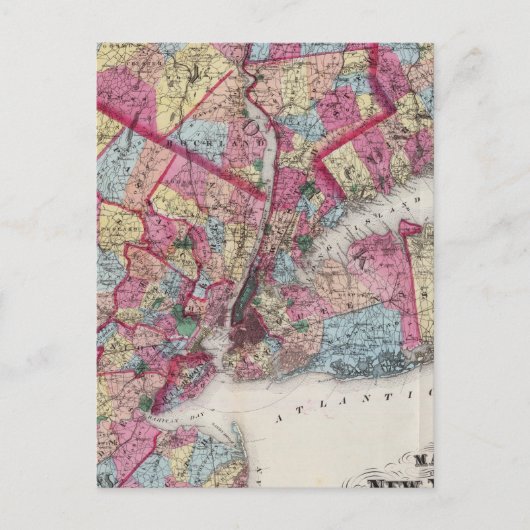 Carte Postale New York et environs (Devant)