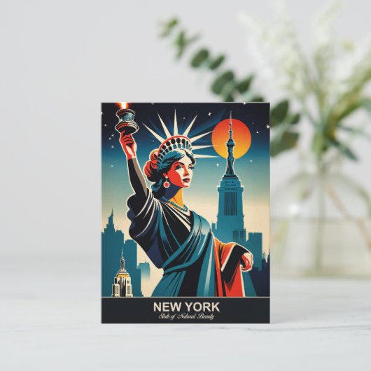 Carte Postale New York : État de beauté naturelle (Debout devant)