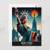 Carte Postale New York : État de beauté naturelle (Devant / Derrière)