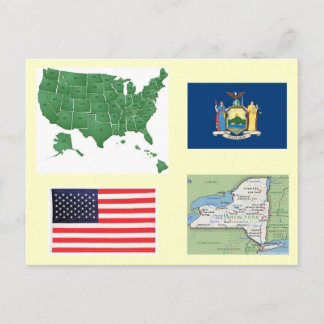Carte Postale New York, États-Unis