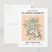 Carte Postale New York Flower Market, Hell's Kitchen Postcard (Devant / Derrière)