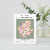 Carte Postale New York Flower Market, Upper East Postcard (Debout devant)