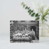 Carte Postale New York Flower Shop, 1895 (Debout devant)