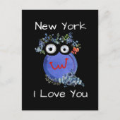 Carte Postale New York JE T'AIME, J'aime NY (Devant)