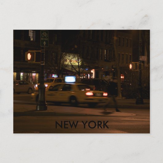 Carte Postale NEW YORK la nuit (Devant)