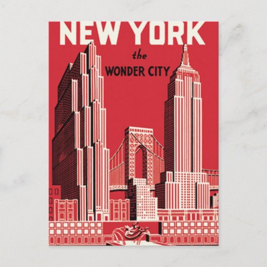 Carte Postale New York La ville miracle (Devant)