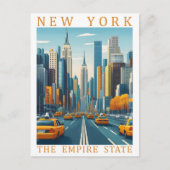 Carte Postale New York l'Empire State USA Travel Place (Devant)