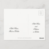 Carte Postale New York Love USA Elegant Gold Look Typographie (Dos)