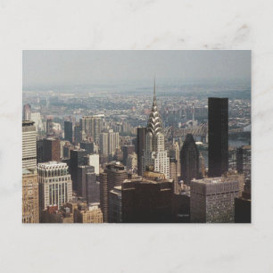 Carte Postale New York, Manhattan avec Chrysler Building