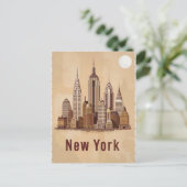 Carte Postale new york moderne (Debout devant)