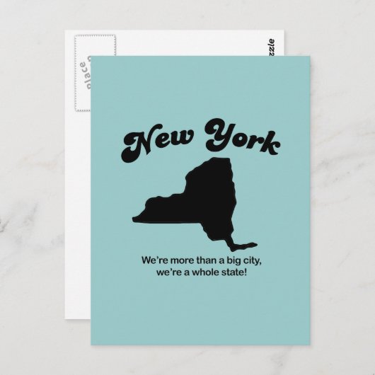 Carte Postale New York Motto - Un état entier (Devant / Derrière)