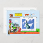 Carte Postale New York ne dort jamais ! (Devant / Derrière)