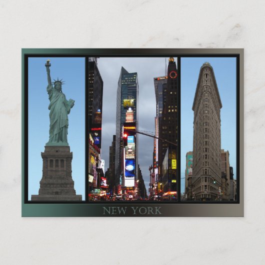 Carte postale New York New York Landmark Souvenir  (Devant)