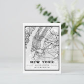 Carte Postale New York NY USA Travel City Map (Debout devant)