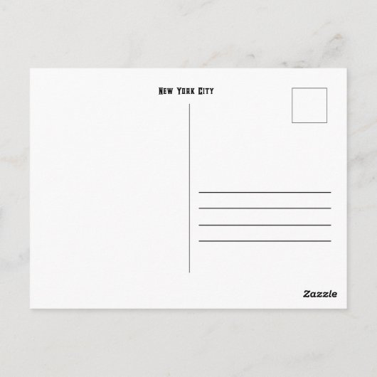 Carte Postale New York - Oculus World Trade Center (Dos)