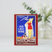 Carte postale New York Salutations Vintage (Debout devant)