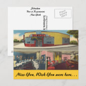 Carte Postale New York, Sideshow Bar & Restaurant (Devant / Derrière)