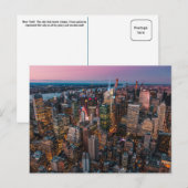 Carte Postale New York Skyline (Devant / Derrière)