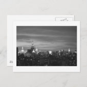 Carte Postale New York Skyline (Devant / Derrière)