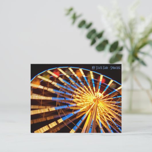 Carte Postale New York State Fair - Syracuse NY - Ferris Wheel P (Debout devant)