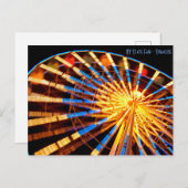 Carte Postale New York State Fair - Syracuse NY - Ferris Wheel P (Devant / Derrière)