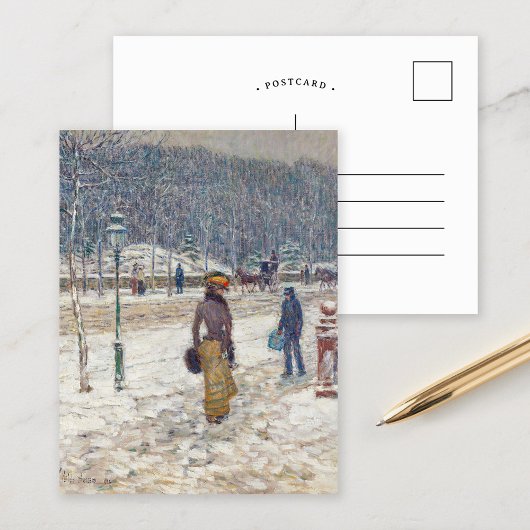 Carte Postale New York Street | Childe Hassam