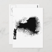 Carte Postale New York Tagger (Devant / Derrière)