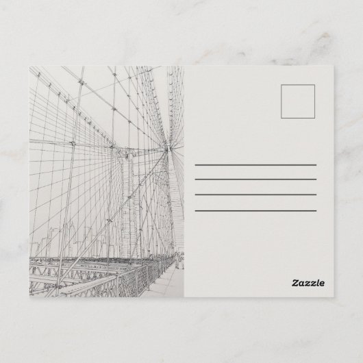 Carte Postale New York View Postcard Central Park & Brooklyn (Dos)