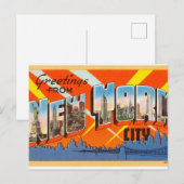 Carte Postale New York vintage (Devant / Derrière)