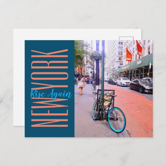 Carte Postale New York-Wall Street (Devant / Derrière)