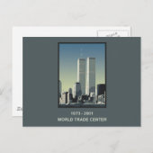 Carte Postale New York World Trade Centre (Devant / Derrière)