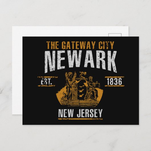 Carte Postale Newark (Devant / Derrière)