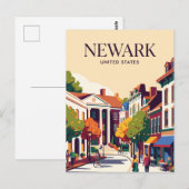Carte Postale Newark Delaware (Devant / Derrière)