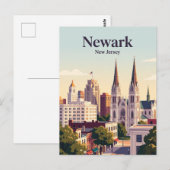 Carte Postale Newark, New Jersey (Devant / Derrière)