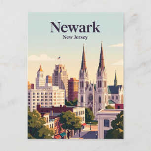 Carte Postale Newark, New Jersey
