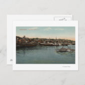 Carte Postale Newburgh, New York - Vue du front de mer de la riv (Devant / Derrière)