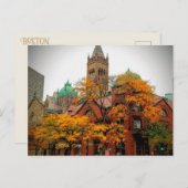 Carte postale Newbury Street Boston Massachusetts (Devant / Derrière)