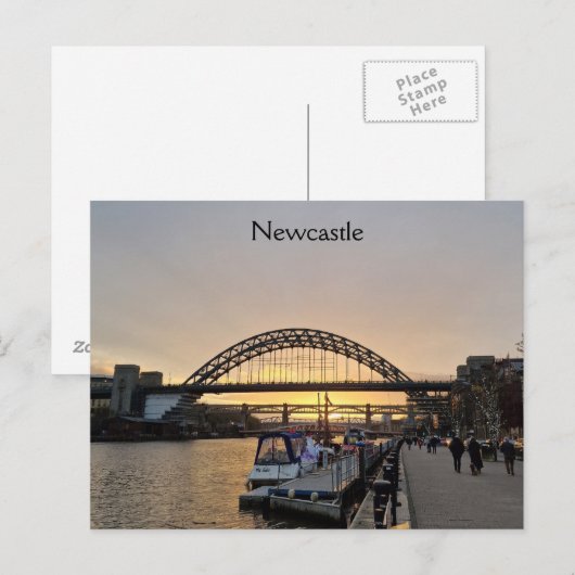 Carte Postale Newcastle - Pont Tyne  (Devant / Derrière)