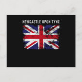 Carte Postale Newcastle Upon Tyne UK Drapeau Angleterre Souvenir (Devant)