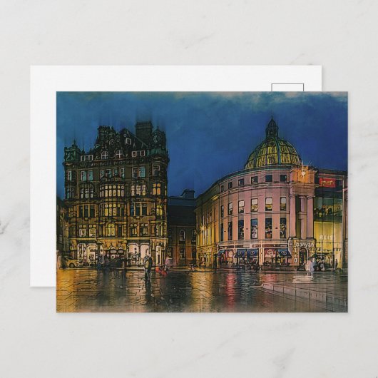 Carte Postale Newcastle ville d'Angleterre, Royaume-Uni (Devant / Derrière)