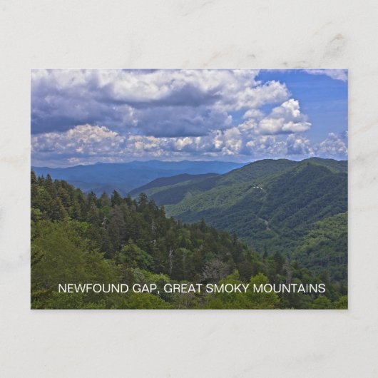 Carte Postale Newfound Gap, Great Smoky Mountains National Park (Devant)