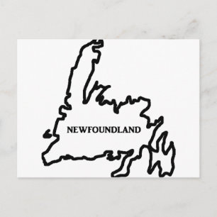 Carte Postale newfoundland labrador contour w nom chien.png