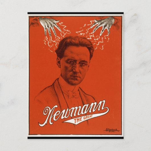 Carte Postale Newmann le grand magicien (Devant)